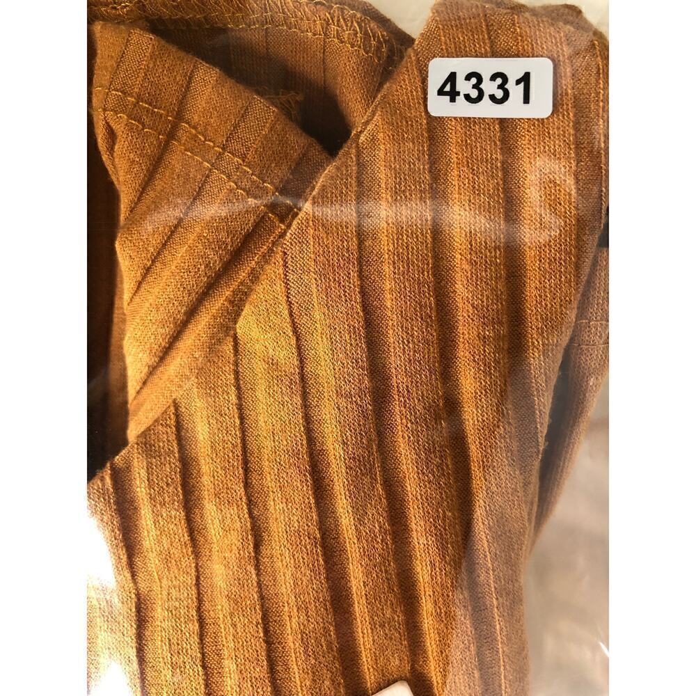 Treasure & Bond Rib Cutaway Tank Top Sleeveless V-Neck Tan Adobe Brown NWT XXS - Picture 11 of 11